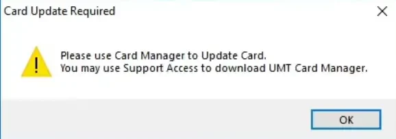 UMT-card-update-required